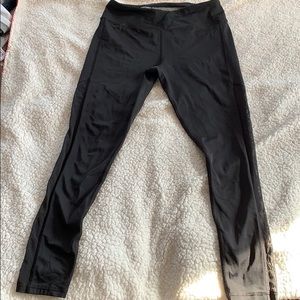 Black workout leggings